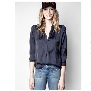 Zadig and Voltaire Tink Satin Tunic